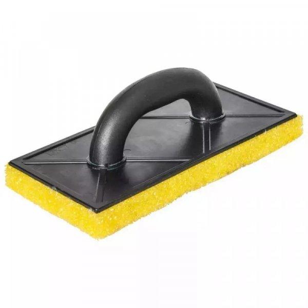 DEDRA PVC simító kemény szivaccsal 270x130mm, 25mm sárga