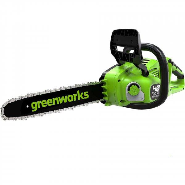 Greenworks 2006507-GW Akkumulátoros Láncfűrész, Zöld-Fekete