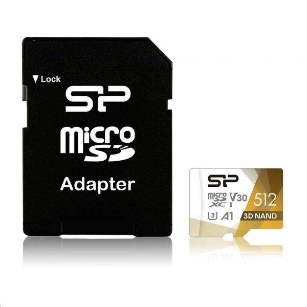 Silicon Power Superior Pro 512GB microSDXC memória kártya + adapter
