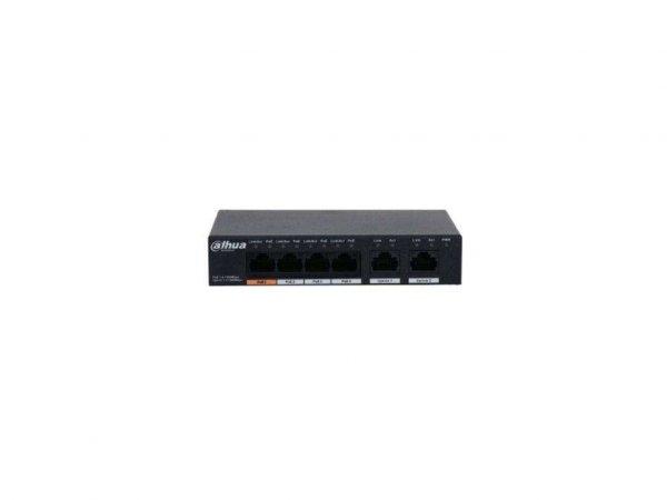 Dahua PFS3006-4GT-60-V2 1x 100/1000(Hi-PoE/PoE+/PoE)+3x 100/1000(PoE+/PoE)+2x gb
up 60W PoE switch