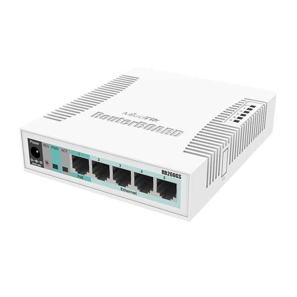 Mikrotik Switch - RB260GS / CSS106-5G-1S (5port 1Gbps)