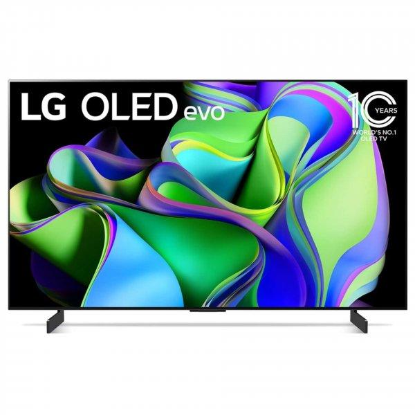 LG OLED42C31LA 4K UHD Smart OLED Evo Televízió, 106 cm, HDR, webOS ThinQ AI