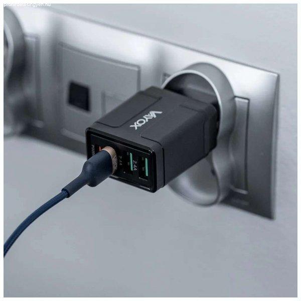 Vayox VA0006 - USB Quick Charge 3.0 + PD 32W Prémium Hálózati Töltő - A
Jövő Töltési Technológiája Ma