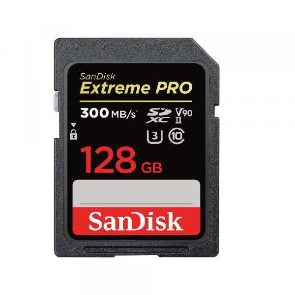 Sandisk 128GB Extreme PRO SDXC UHS-II CL10 Memóriakártya