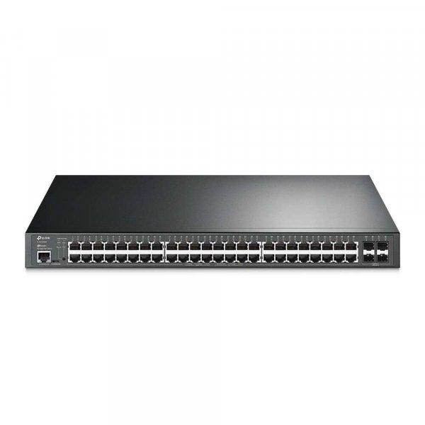 TP-Link TL-SG3452XP Switch 48x1000Mbps (48xPOE+) + 4x10Gbps SFP+ + 1konzol port,
Menedzselhető, TL-SG3452XP