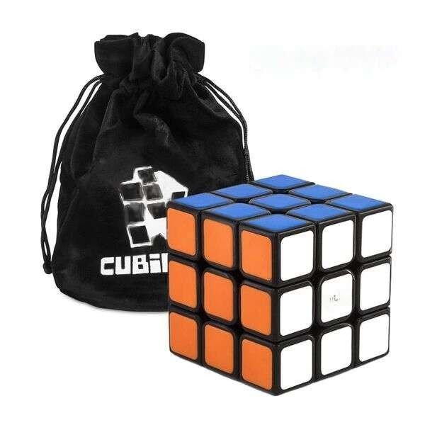 GAN Rubik's Speed csempés speedcube profi rubik kocka 3x3-as versenykocka és
Cubikon kockatartó szütyő ajándék 