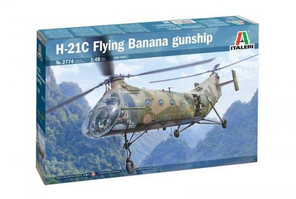 Italeri H-21C Flying Banana G helikopter műanyag modell (1:48)