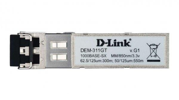 D-Link DEM-311GT, SFP, 1000Base-SX, Többszálas, hálózati adóvevő