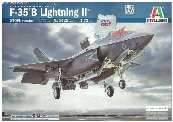 Italeri F-35B Lightning II Stovl version vadászgép műanyag modell (1:72)