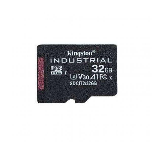 32GB microSDHC Kingston Industrial Temperature U3 V30 A1 (SDCIT2/32GBSP)
