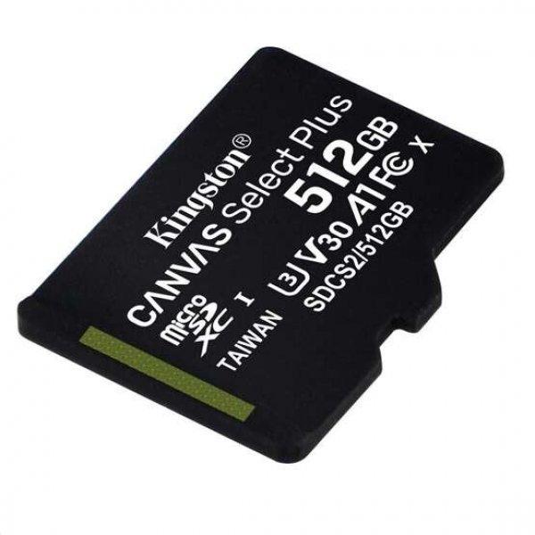 FL Kingston 512GB SD micro Canvas Select Plus (SDXC Class 10 A1) (SDCS2/512GBSP)
memória kártya