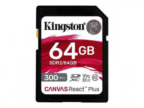 KINGSTON 64GB Canvas React Plus SDXC