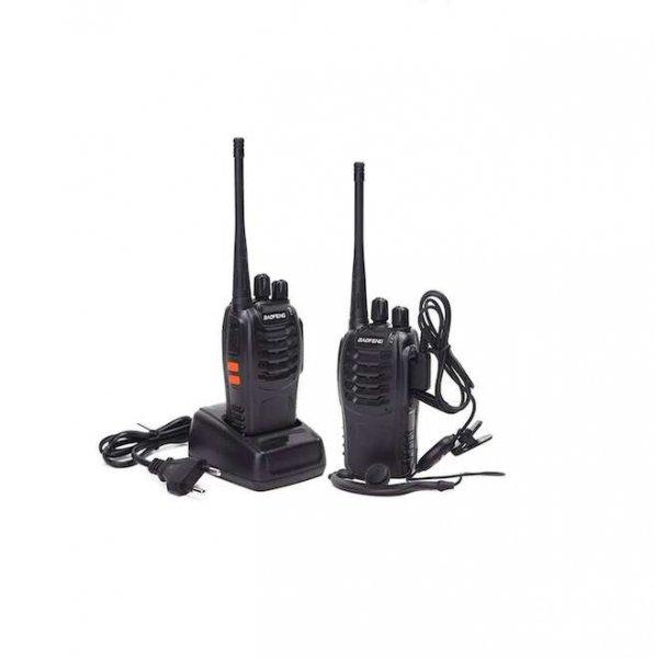 Adó-vevő 2 db fülhallgatóval 16 csatornás walkie talkie