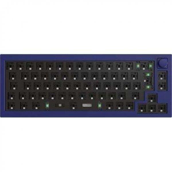 Keychron Q2 Swappable RGB Backlight Knob ISO gaming barebone billentyűzet kék
(Q2-F3)