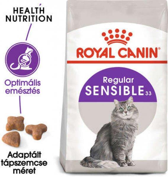 Royal Canin Sensible - Érzékeny emésztésű felnőtt macska száraz táp 10
kg
