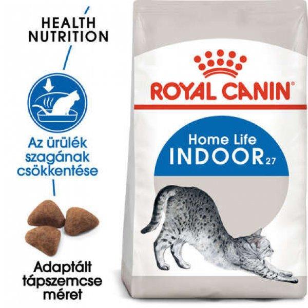 Royal Canin Indoor - Lakásban tartott felnőtt macska száraz táp 10 kg