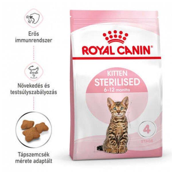Royal Canin Kitten Sterilised -Ivartalanított kölyök macska száraz táp 12
hónapos korig (2 x 2 kg) 4 kg
