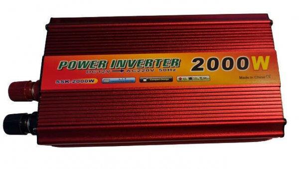 Power Inverter - 12V / 220V átalakító 2000W