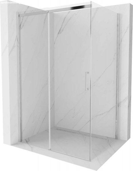 Mexen Omega Zuhanykabin Toló ajtóval    120 x 70 cm,  átlátszó üveg, króm
- 825-120-070-01-0 Toló ajtós