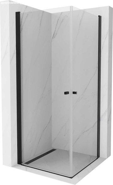 Mexen Pretoria Duo  Zuhanykabin Nyiló ajtóval   90 x 90 cm,  átlátszó
üveg,  fekete  - 852-090-090-70-00-0 DUO zuhanykabin