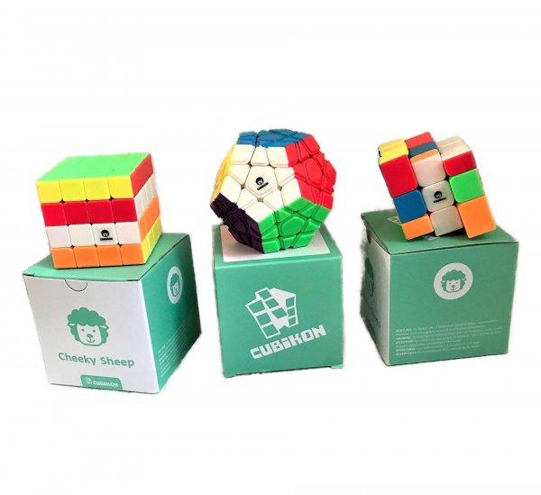 Rubik játékok, Cubikon szortiment, készlet, csomag, Megaminx, Mirror, 4x4x4
kocka, nem matricás