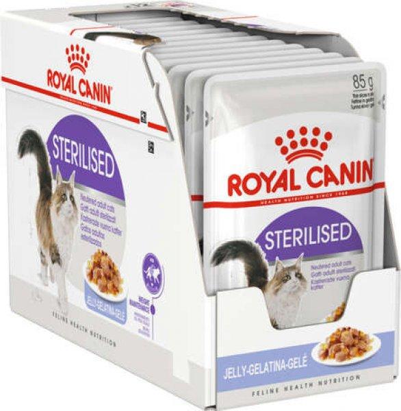 Royal Canin Sterilised Jelly - Ivartalanított felnőtt macska zselés nedves
táp (48 x 85 g) 4.08 kg