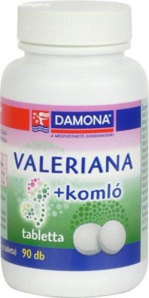 DAMONA VALERIANA+KOMLÓ TABLETTA