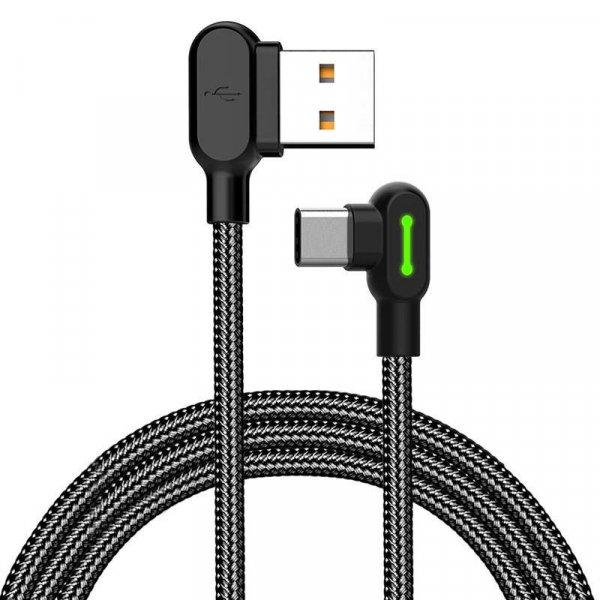USB to USB-C kábel Mcdodo CA-5280 LED, 1.8m (black)