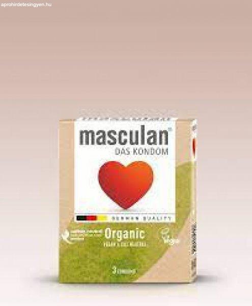 Óvszer masculan organic vegán 3 db