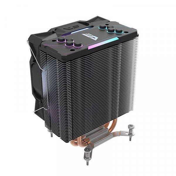 Aktív hűtés a processzorhoz Darkflash S11 Pro ARGB (hűtőborda + ventilátor
120x130) fekete