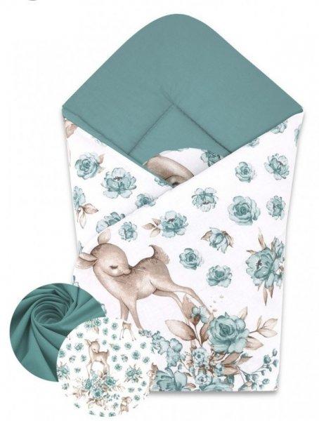 Baby Shop kókuszpólya 75x75cm - menta őzike