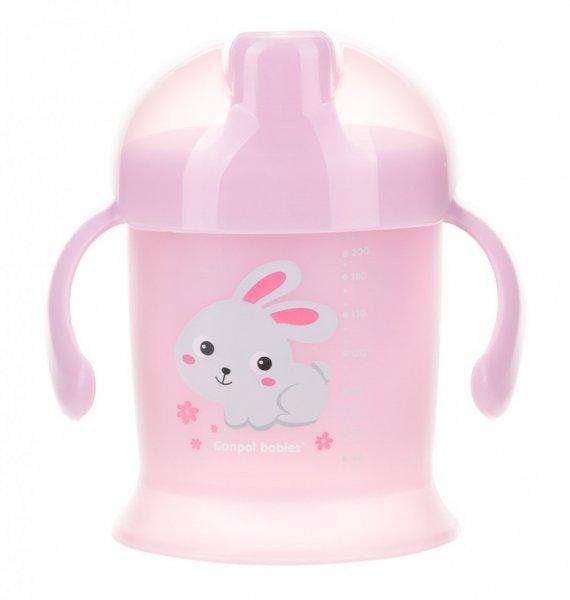  Canpol babies Non-spill cup 200 ml csöpögésmentes itatópohár nyuszi