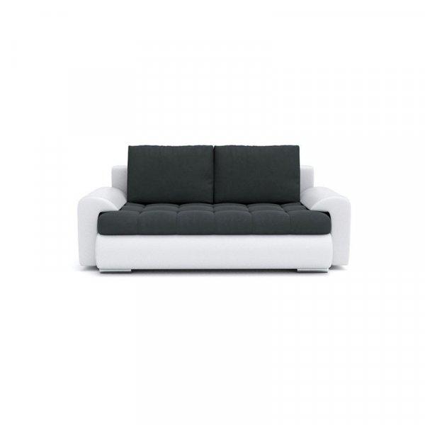 Faito VIII kinyitható kanapé, szín - sötétszürke / fehér