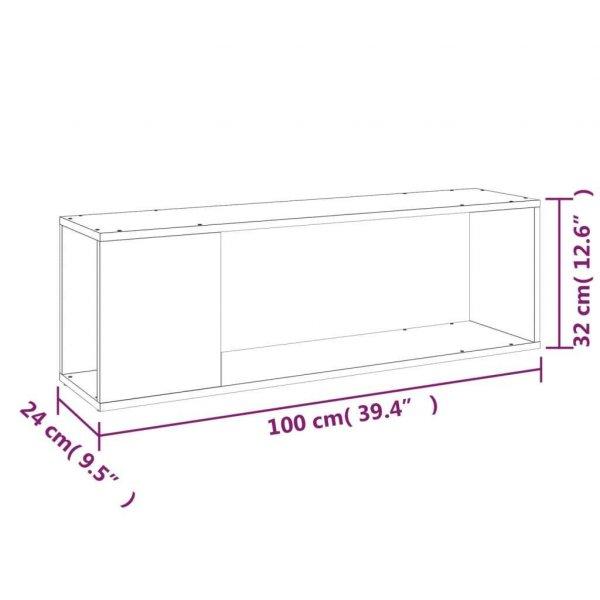 vidaXL sonoma-tölgyszínű forgácslap TV-szekrény 100 x 24 x 32 cm