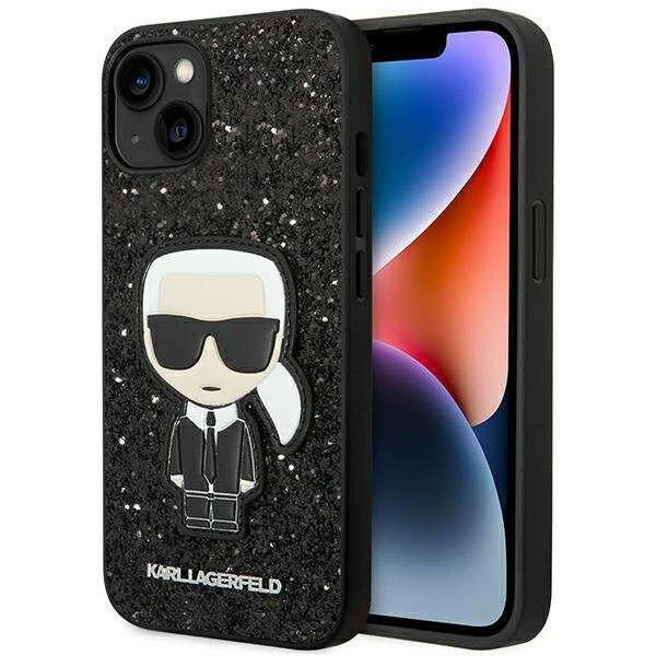 Karl Lagerfeld KLHCP14MGFKPK Apple iPhone 14 Plus hardcase fekete Glitter Flakes
Ikonik telefontok