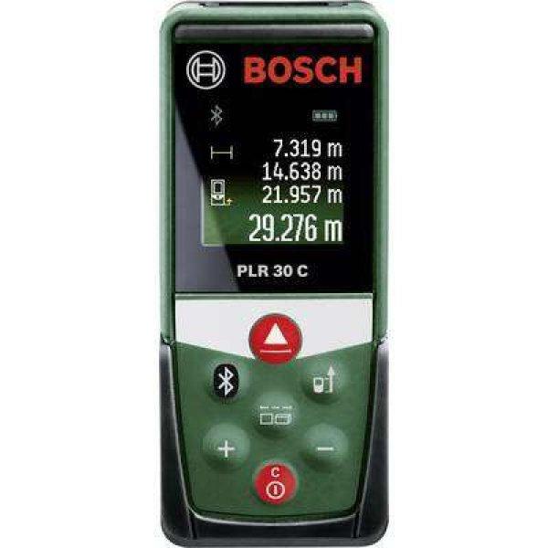 Bosch PLR 30 C lézeres távolságmérő, bluetooth funkcióval max.30 m-ig