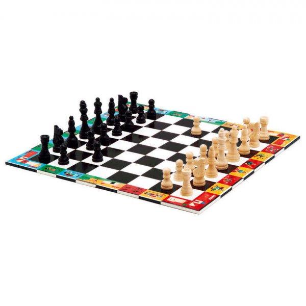 Társasjáték klasszikus - Sakk, Kínai sakk és Dáma - Chess+Checkers | Djeco