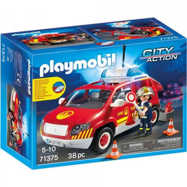 Playmobil 71375 Sürgősségi tűzoltóautó fénnyel és hanggal