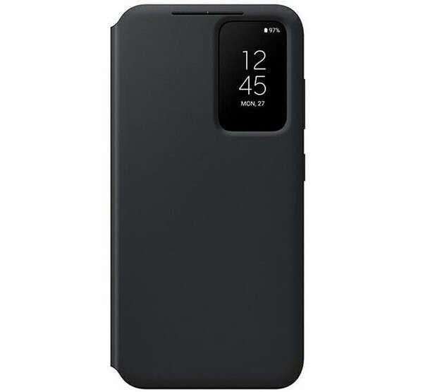 Samsung Galaxy S23+ Smart View Wallet, gyári flip tok, fekete, EF-ZS916CB