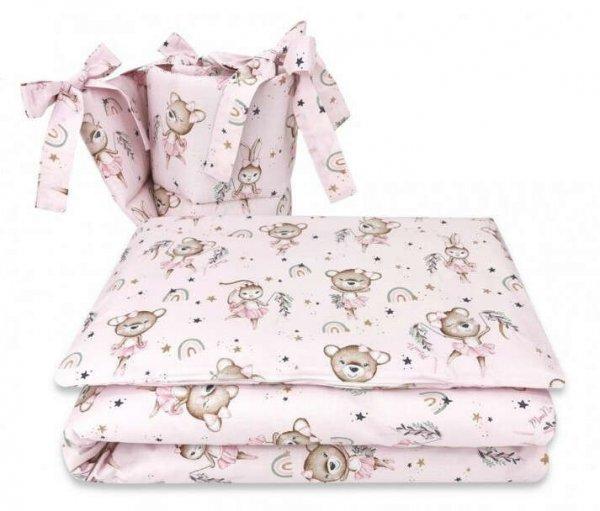 Baby Shop 3 részes ágynemű garnitúra - Kis balerina rózsaszín