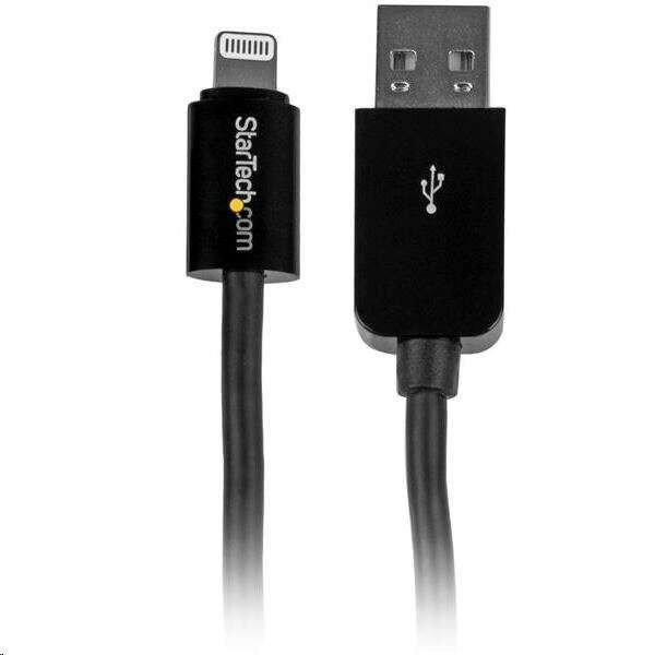 StarTech.com USB -> Lightning kábel fekete 3m (USBLT3MB)