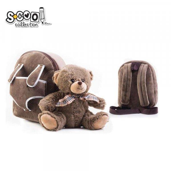 S-Cool Óvodai táska, Baby Animals, Brown Bear, 23x8x28 cm
