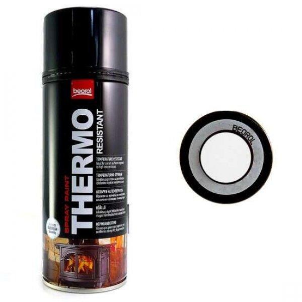 Hőálló akril festék spray 600 fok,Fekete - Black Nerro 400 ml