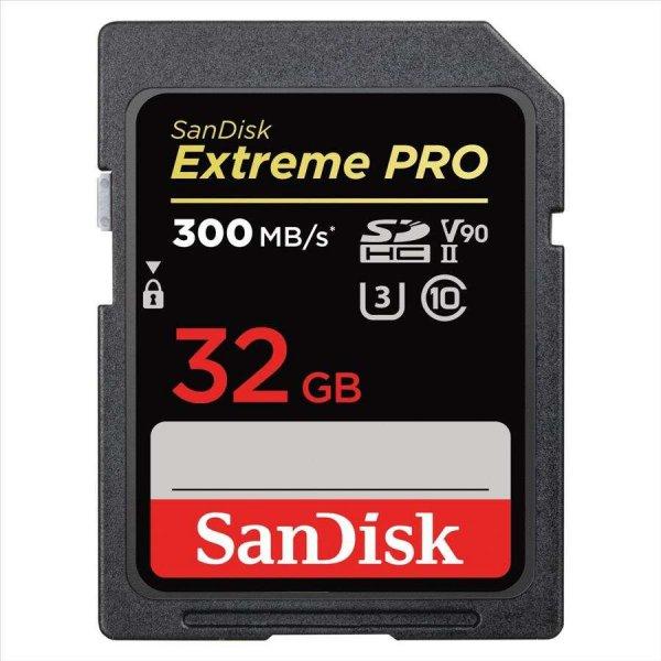 32GB Sandisk Extreme Pro SDHC UHS-II (SDSDXDK-032G-GN4IN / 121504)