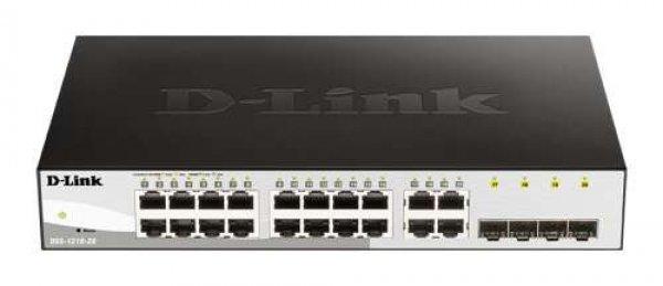 D-Link Switch 16x1000Mbps + 4xGigabit kombó SFP Menedzselhető Rackes,
DGS-1210-20/E