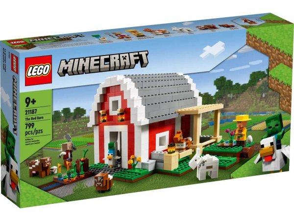LEGO 21187 Minecraft A piros pajta