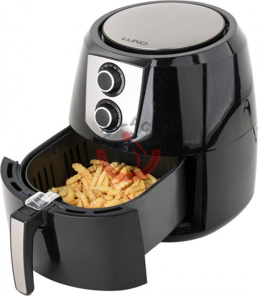 LUND Airfryer olaj nélküli, forró levegős fritőz 5,2 l 1800W