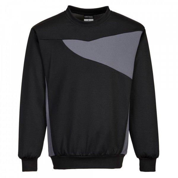 Portwest PW2 Sweatshirt (fekete/szürke M)