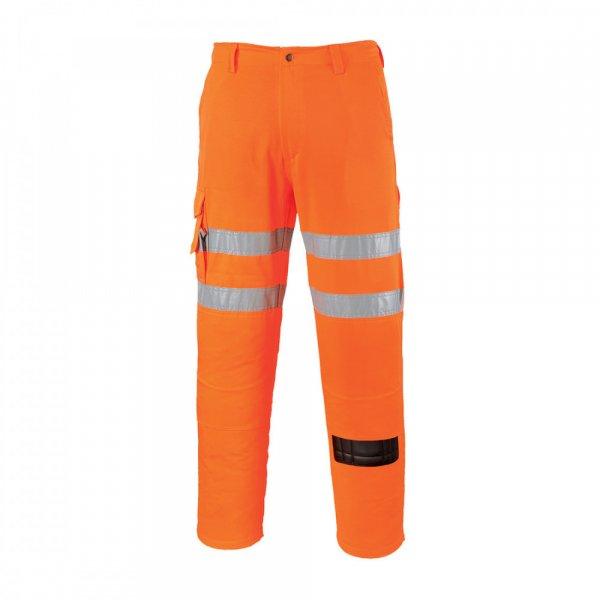 Portwest Jól láthatósági nadrág vasúti dolgozók részére (narancs XL)