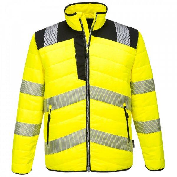 Portwest PW3 Hi-Vis Baffle kabát (sárga / fekete S)
